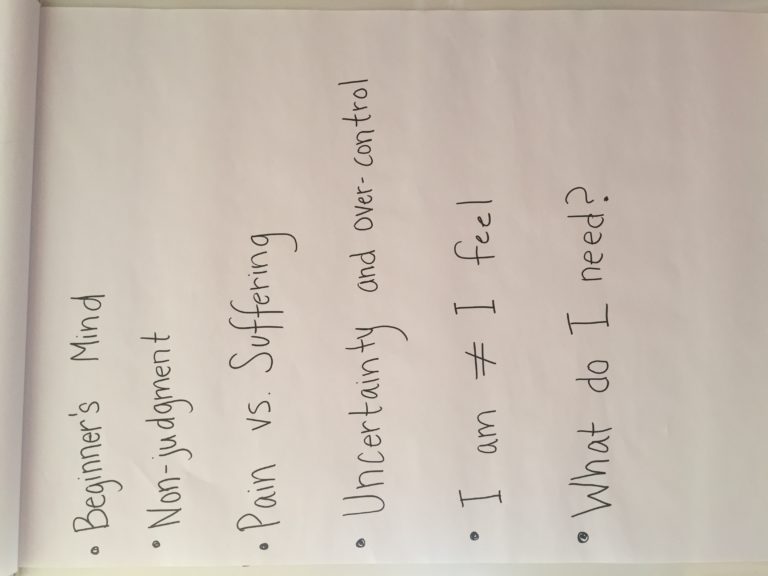 Mini Mindfulness Retreat Recap